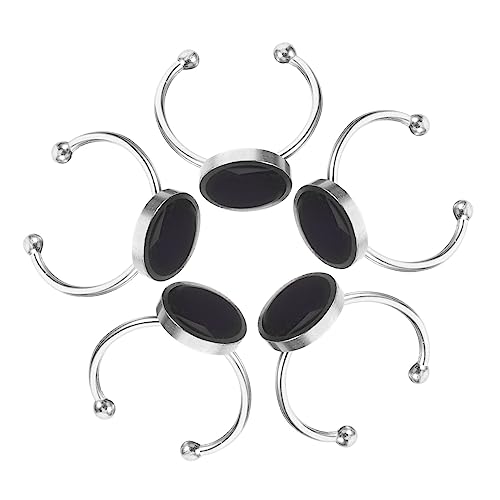 DOITOOL 5 Stück Farbwechselring für Damen und Herren Verstellbar Stimmungsring für Jede Gelegenheit Temperaturänderung Schmuck DOITOOL 5 Stück Farbwechselring für Damen und Herren Verstellbar Stimmungsring für Jede Gelegenheit Temperaturänderung Schmuck von DOITOOL