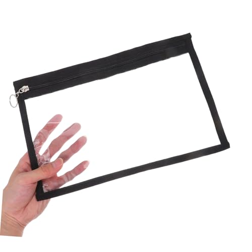 DOITOOL 5 Stück Multifunktionaler Bleistiftbeutel Wiederverwendbare Reißverschlussbeutel Bleistiftbeutel Klar Kinderstiftfall Dokumentenbeutel Klarer Organizer -Taschen PVC Transparent DOITOOL 5 Stück Multifunktionaler Bleistiftbeutel Wiederverwendbare Reißverschlussbeutel Bleistiftbeutel Klar Kinderstiftfall Dokumentenbeutel Klarer Organizer -Taschen PVC Transparent von DOITOOL