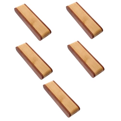 DOITOOL 5 Stück Stiftbox aus Holz Robuste und Stilvolle Pen Organizer Kompakte und Praktische Stiftaufbewahrung für Kugelschreiber Füller und Bleistifte für Geburtstage Auszeichnungen und von DOITOOL