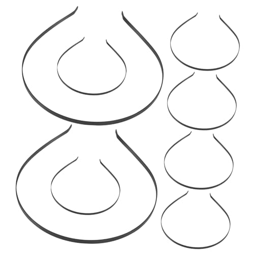 DOITOOL 50stücke Einfache Haarreifen Aus Edelstahl Zum Basteln Blanko-haarreifen Für Diy-haarschmuck Edelstahl-stirnbänder Zum Selbermachen Einfache Haarreifen Als Material Für von DOITOOL