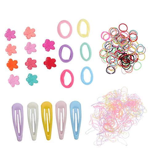 DOITOOL 565 Stück Haar-accessoires-geschenkbox-set Haarklammern Für Frauen Haarspangen Kleine Bobby Pins Farbig Metallknöpfe Pferdeschwanzhalter Zöpfe Halter Gummiband Kind Mädchen Plastik von DOITOOL