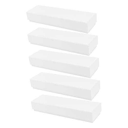 DOITOOL 5Er-Packung Geschenkbox für Schreibwaren Fall klein Büro Lieferungen Stifteboxen Container für Lesezeichen Karton Weiß DOITOOL 5Er-Packung Geschenkbox für Schreibwaren Fall klein Büro Lieferungen Stifteboxen Container für Lesezeichen Karton Weiß von DOITOOL