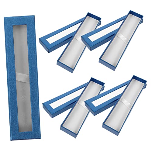 DOITOOL 5Er-Packung Himmel und Erde Cover Federmäppchen Storage Boxes aufbwahrungs-Box Stift aufbewahrung Geschenkbehälter Geschenkkarton stiftboxen leer Stiftbehälter Papier Blue DOITOOL 5Er-Packung Himmel und Erde Cover Federmäppchen Storage Boxes aufbwahrungs-Box Stift aufbewahrung Geschenkbehälter Geschenkkarton stiftboxen leer Stiftbehälter Papier Blue von DOITOOL