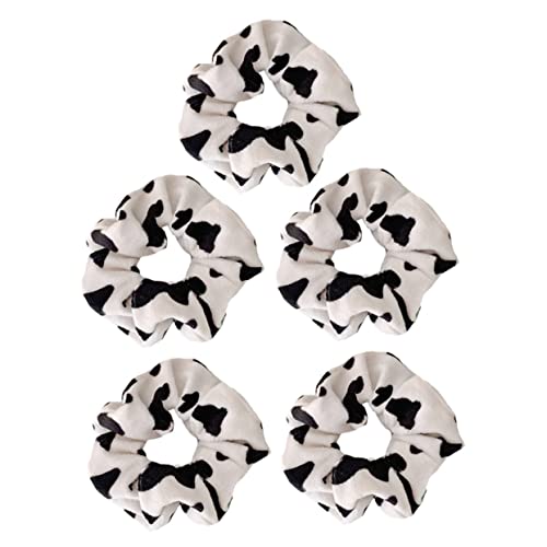 DOITOOL 5St Haarring kleine Haargummis Scrunchies samtelastische Scrunchie-Haarbänder Damen Schal Weihnachtskrawatten Pferdeschwanzhalter Haargummis Dekor Weihnachten Haarschmuck Muffin von DOITOOL