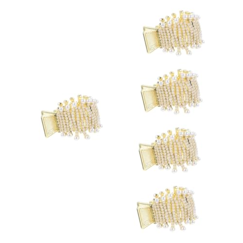 DOITOOL 5St Schneeflocke Haarnadel Haarklammer Haarschmuck für Frauen Haarspangen Golddekor Haarspange für dickes Haar Krallenclip Karikatur Stirnband Kamm Pferdeschwanz Kind schmücken von DOITOOL