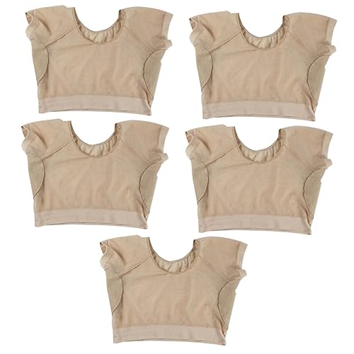 DOITOOL 5st Schweißpads Unter Den Achseln Frauen Leibchen Teenager-mädchen-tops Yoga-top Sommer-tanktop Unterarmpolster Achselschweiß Spitzen Sport Unterwäsche Polyester (polyester) Damen von DOITOOL