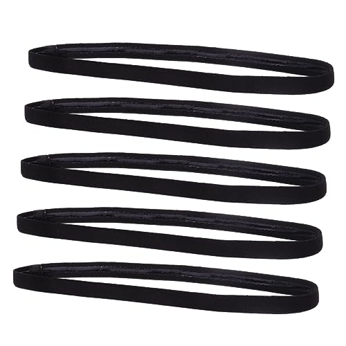 DOITOOL 5St elastisches Sport-Stirnband dehnbare Stirnbänder für Frauen laufende Kopfbedeckung Bandanas für Männer Haarbänder Sport Stirnband elastisches Stirnband Yoga Schal Fräulein von DOITOOL