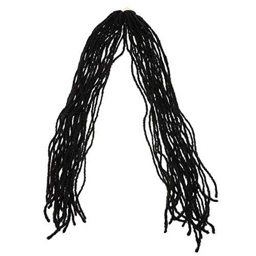 DOITOOL 5St schmutzige kleine Zöpfe Dreadlock-Erweiterungen für Männer modische Haarperücke Stirnband Stirnbänder für Männer synthetische Dreadlock-Erweiterungen natürlich aussehendes Haar von DOITOOL