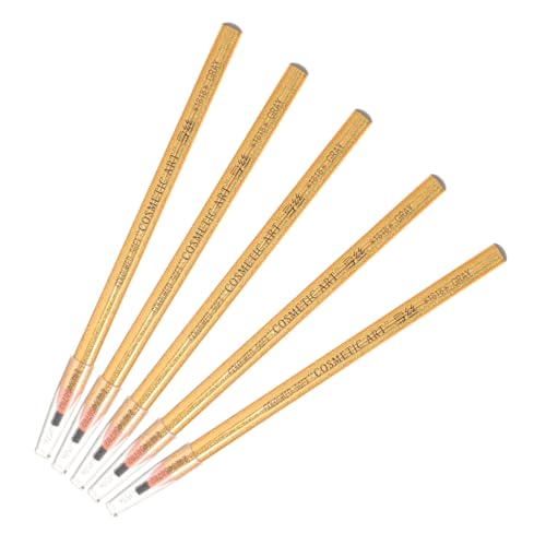 DOITOOL 5St wasserfester Augenbrauenstift Augenbrauenstifte aus Holz Augenbrauenstift für Mädchen Anjoize Augenbrauenstift Eyeliner-Stift Make-up-Augenbrauenstift abreißen von DOITOOL