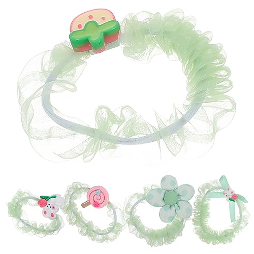 DOITOOL 5st Haarnadel Kopfschmuck Für Mädchen Süße Haargummis Scrunchies Haargummis Haarschmuck Für Mädchen Haargummis Für Frauen Süßes Haarband Haarschleifen Funkeln Fräulein von DOITOOL