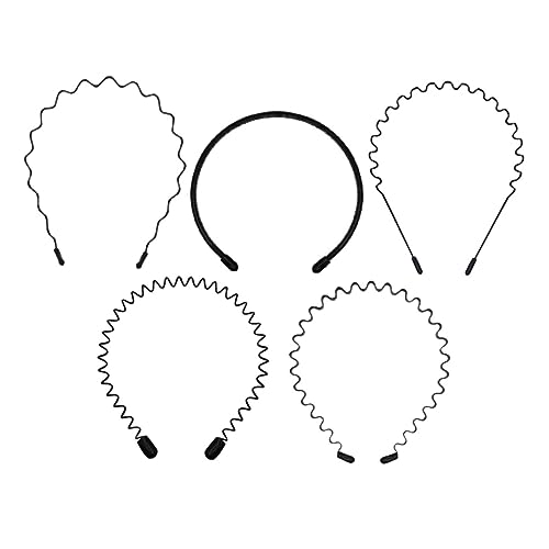 DOITOOL 5St hairband for men Männer Haarband Haarclip für Männer Haarband für Männer Hinterkopf Stirnband Kopfbedeckung Mann von DOITOOL