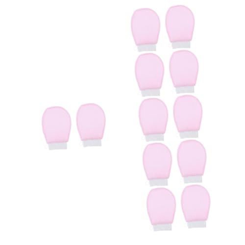 DOITOOL 6 Paare Badehandschuhe Handschuh zum Reiben des Rückens Wischwärmer für Babys Bad Luffa Peeling-Handschuhe für den Körper Haushalts-Duschhandschuhe verdicken Badetuch Fräulein von DOITOOL