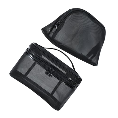 DOITOOL 6 STK Kulturbeutel aus Mesh Taschen für Damen Make-up-Tasche Kosmetiktasche Damen Schminktasche Makeup Tasche Gittergewebe Aufbewahrungstasche Handtasche Fräulein von DOITOOL