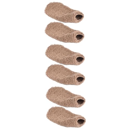 DOITOOL 6 Stk Badehandschuhe aus Pflanzenfasern Waschhandschuhe zum Luffa-Schwamm-Handschuh Anlage Badetuch Massagehandschuh für den Rücken ein Bad nehmen Gesichtstuch pflanzen von DOITOOL