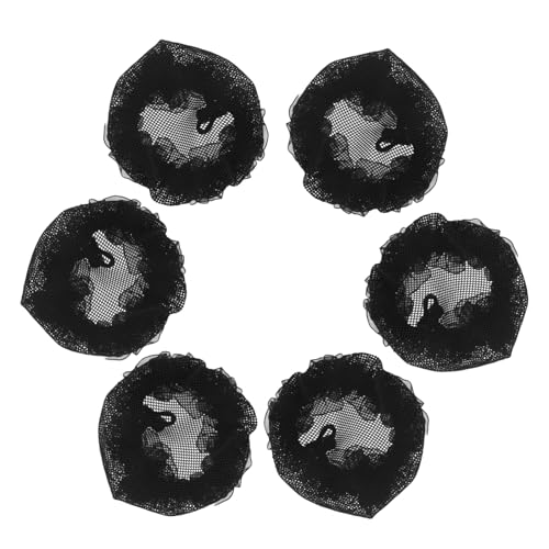 DOITOOL 6stücke Teiliges Elastische Haarnetze Für Ballett Gymnastik Und Tanz Dekorative Dutt-haarnetze Atmungsaktives Mesh Für Damen Und Mädchen Für Verschiedene Sportanlässe von DOITOOL