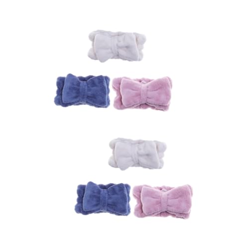 DOITOOL 6 Stk Dehnbare Stirnbänder Für Frauen Elastische Stirnbänder Für Damen Handtücher Für Kleinkinder Hasen-stirnband Dusche Stirnband Hautpflege-stirnband Kopfbedeckung Krawatte von DOITOOL