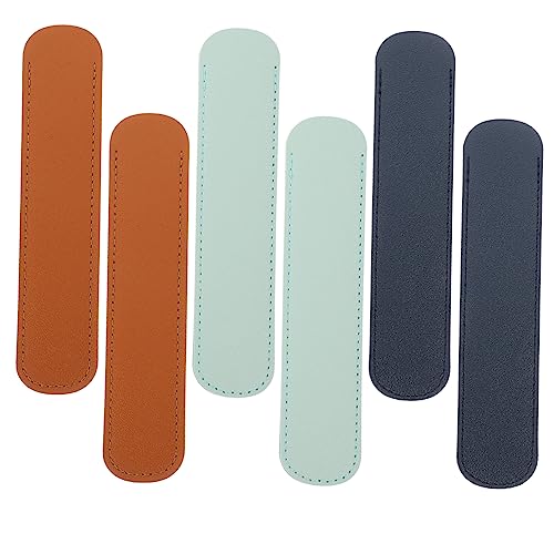 DOITOOL 6 Stück PU Leder Stifthalter für Füllfederhalter und Kugelschreiber Praktischer Federmäppchen Organizer für Schule von DOITOOL