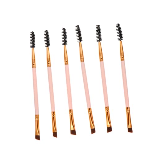 DOITOOL 6St Augenbrauenbürste Mascara-Bürste werkzeug Fase Wimpernbürste verlängern Make-up-Tools Fräulein einstellen Holzgriff von DOITOOL