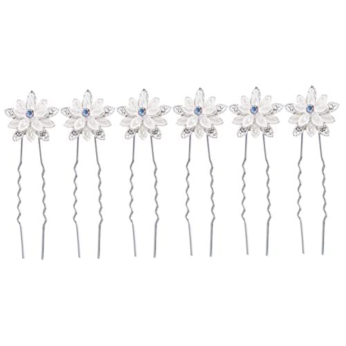 DOITOOL 6 Stück Haarnadeln Haarspangen für Frauen Haarschmuck für Brautjungfern und Hochzeiten Exquisites Design für Den Alltag oder Besondere Anlässe von DOITOOL