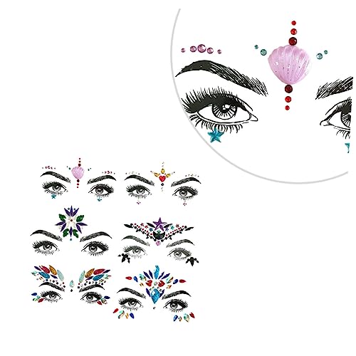 DOITOOL 6St DIY face jewels schmuck Aufkleber Augen Juwelen Körper Bohrer einfügen DOITOOL 6St DIY face jewels schmuck Aufkleber Augen Juwelen Körper Bohrer einfügen von DOITOOL
