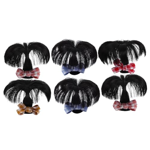 DOITOOL 6St Haarnadel für Kinder Haarspangen aus Bändern Haarspangen für Kinder Perücke Tiara Haarnadeln für Mädchen Baby Mädchen Haarschmuck flechten Kopfbedeckung verlängern Kleine von DOITOOL