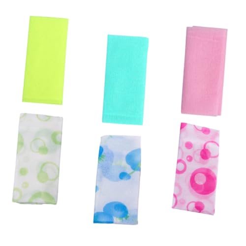 DOITOOL 6St Luffa Rückenschrubber Duschwaschlappen Rückenbürste Badeschrubberband Badetuch Handtücher Handtuch Körpermassagegerät Duschtuch frei reiben Wäscher Badeblume von DOITOOL