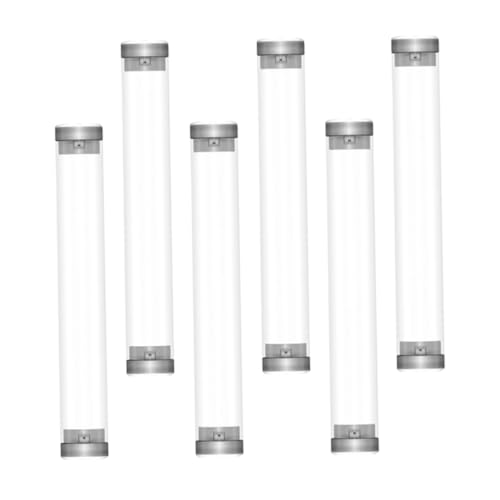 DOITOOL 6Stücke Transparente Stiftetuis Stiftboxen aus Strapazierfähigem Leichte Geschenkverpackung für Kugelschreiber und Bleistifte für Schule von DOITOOL