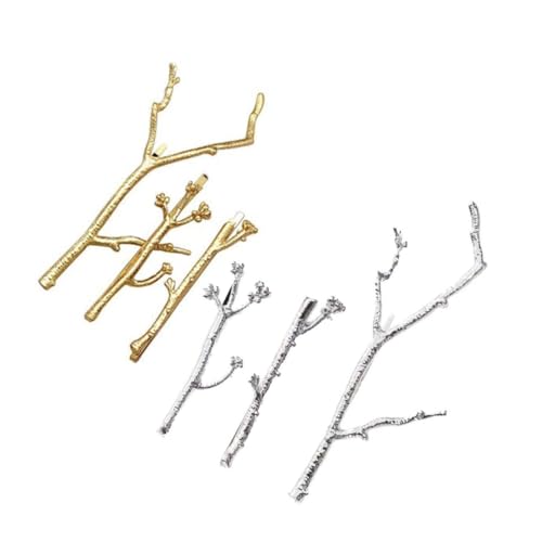 DOITOOL 6St haarschmuck Haarspangen Frauen Haarspange Haarklammern für Frauen goldene Haaraccessoires Ast Haarspange Haarnadel Persönlichkeit Kopfbedeckung Damen von DOITOOL