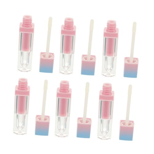 DOITOOL 6St Lippen glasur Tube Lip gloss Lipgloss Lippenbalsam selber machen in der Tube Lippenstift lippenglasuren DIY tube Lippenbalsambehälter aus Füllung Plastik von DOITOOL