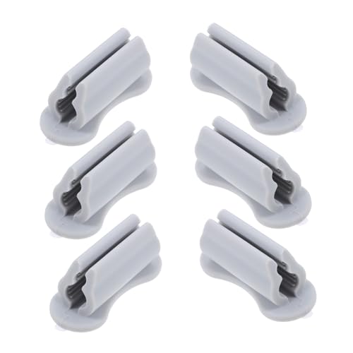 DOITOOL 6stücke Silikon-stifthalter Selbstklebend Für Schreibtisch Stift-Organizer Zum Aufbewahren Von Stiften Und Kleinen Gegenständen Stabiler Clip-Halter Für Büro Und Zuhause von DOITOOL