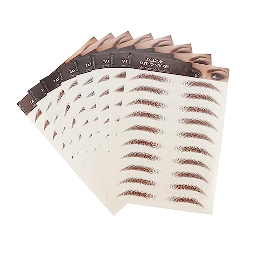 DOITOOL 8 Blätter Nachgemachter Öko-Augenbrauen-Aufkleber Aufkleber zum Formen der Augenbrauen gefälschte Augenbrauenaufkleber Wasserdichter Make-up-Augenbrauenaufkleber DOITOOL 8 Blätter Nachgemachter Öko-Augenbrauen-Aufkleber Aufkleber zum Formen der Augenbrauen gefälschte Augenbrauenaufkleber Wasserdichter Make-up-Augenbrauenaufkleber von DOITOOL
