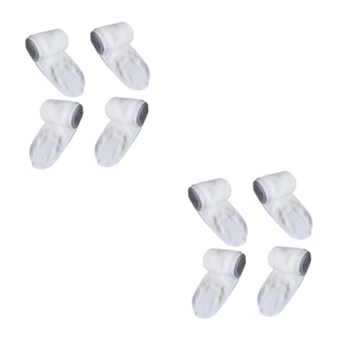 DOITOOL 8 Stk Haarband Sporthandtuch Spa-Stirnband Haare Band Stirnband Haargummi handtücher Make-up-Kopftuch Spa-Haar-Accessoires bilden Schal Haarschmuck Fräulein Weiß von DOITOOL