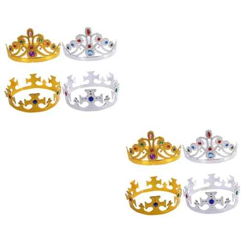 DOITOOL 8 Stk Kinderkleidung für Mädchen Männerkleidung Kinderparty-Kronenhut König Kleidung für Männer Tiara Rollenspiel-Krone Leistungskrone Cosplay Kopfbedeckung Antiquität Suite Mann von DOITOOL