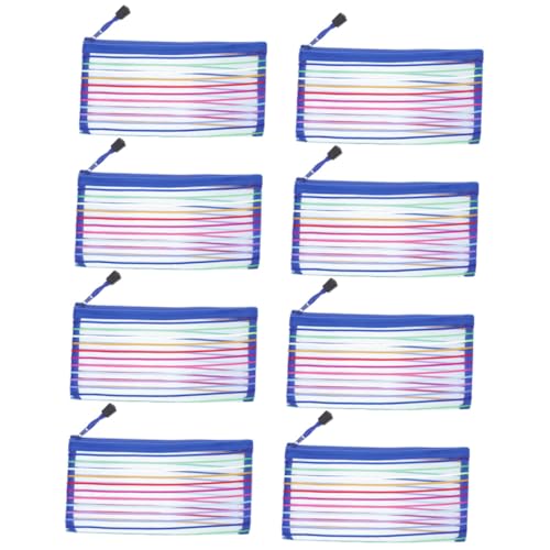 DOITOOL 8 Stück Großes Teiliges Federmäppchen Stifttasche mit Großer Kapazität für Studenten zur Aufbewahrung von Schreibwaren Leicht von DOITOOL