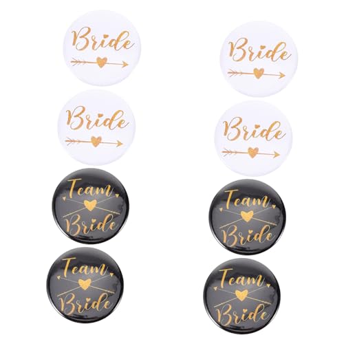 DOITOOL 8 Stück Teiliges Pin aus Robustem Kleine Braut Anstecker für Junggesellinnenabschied und Brautparty Dekorativ Foto Requisite von DOITOOL