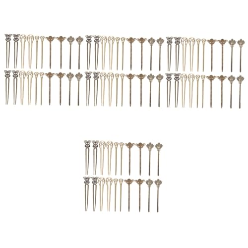 DOITOOL 80 Stk Haarnadelsatz Aus Legierung Haarknotennadel Hochsteckfrisur Aus Metall Japanische Haaraccessoires Vintage Haargabel Haarstäbchen Für Frauen Altes Haar Jahrgang Damen Stift von DOITOOL