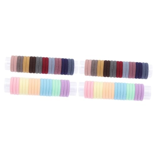 DOITOOL 80 Stk Handtuchring Haargummis für Mädchen Babyhalter Haarband nahtlose Haargummis elastische Haarbänder Hohe Elastizität Haarseil Haarring Stirnband Kind Pferdeschwanz Polyester von DOITOOL