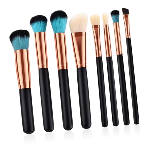 DOITOOL 8St Puderpinsel Foundation-Pinsel Rougepinsel Make-up Pinsel Make-up-Pinsel-Set Augen-Make-up-Pinsel Holzgriff einstellen malen Lidschatten Pinsel reisen Kosmetikpinsel Bambus von DOITOOL