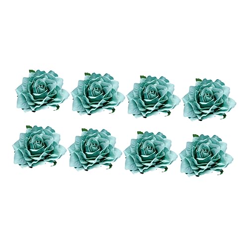 DOITOOL 8St rosafarbene Haarspange Blumen- florale Haarspange Haarklammer Tiara Brosche aus Stoff Braut Brustnadel Hochzeit Haarnadel falsche Rose schmücken Kopfbedeckung Plüschstoffe von DOITOOL