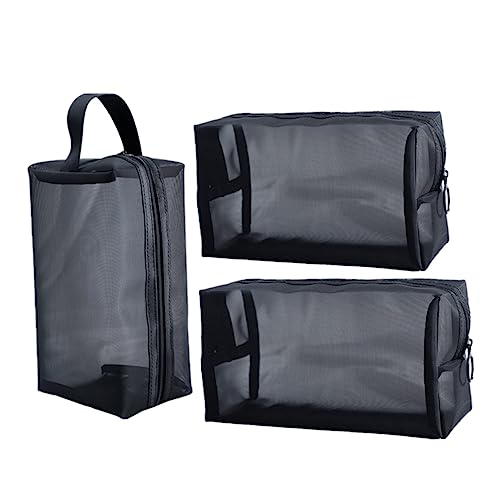 DOITOOL Makeup Tasche 9 STK tragbare Toilettentasche Reisen Organizer-Taschen für die Reise Make-up-Organizer-Tasche Aufbewahrungstasche Kosmetiktasche Make-up-Taschen Kulturbeutel Netz von DOITOOL