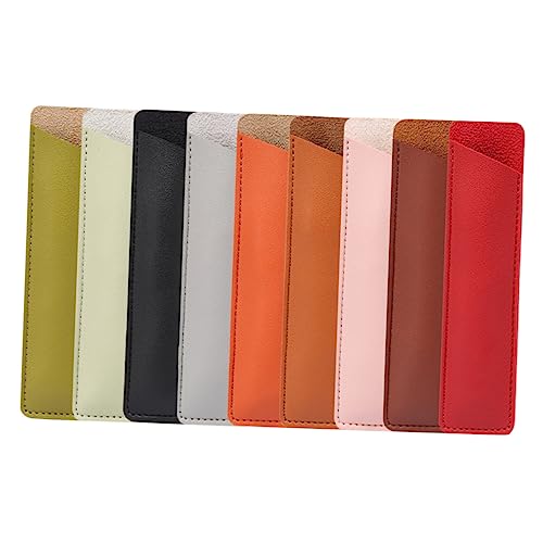 DOITOOL 9Stücke Teiliges Leder Stifthülle Füller Halter mit Wasserschutz und Kratzschutz Stilvolle und Elegante Stiftetui von DOITOOL