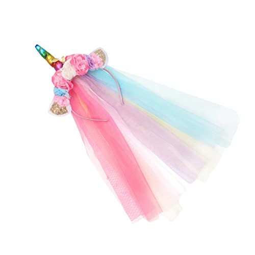 DOITOOL Weihnachtsgeschenke Haarband Kostüme für Mädchen Haargummi Partyzubehör Blumen Tiara Haarbänder Haarreifen Haarschmuck Kleid Stirnband Dekorationen Kopfbedeckung von DOITOOL