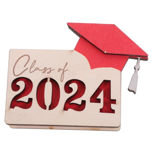 DOITOOL Abschlusskartenhalter Inhaber Faltbarer Kartenhalter für mit Schlüssel kreditkartenhalter Kartenetui Kartenmappen Kartenbox Kartenorganizer Kartenbehälter Holzkarten-Organizer rot von DOITOOL