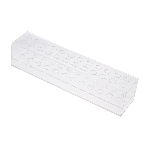 DOITOOL Acryl-Aufbewahrungsregal Tipps zur Brandmalerei Make-up-Pinselhalter schminkpinsel Ausstellungsregale Eyeliner-Ständer Farbstifthalter bilden Container Tablett von DOITOOL