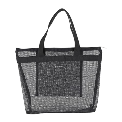 DOITOOL Bad Saunatasche Aufbewahrungstasche Bad-Organizer-Tasche Mesh-Tasche mit großem Fassungsvermögen Hausversorgung Badezimmer Mesh Duschtasche Strand Tragetasche Handtasche Wäschesack von DOITOOL