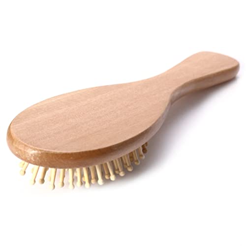 DOITOOL Badehaarbürste Holzbürste mit Holzborsten Paddelbürste aus Holz Haarbürste für Frauen Dusche Haarbürste Paddel Haarbürste Kamm Kämme Massage Reinigungsbürste Weiß von DOITOOL