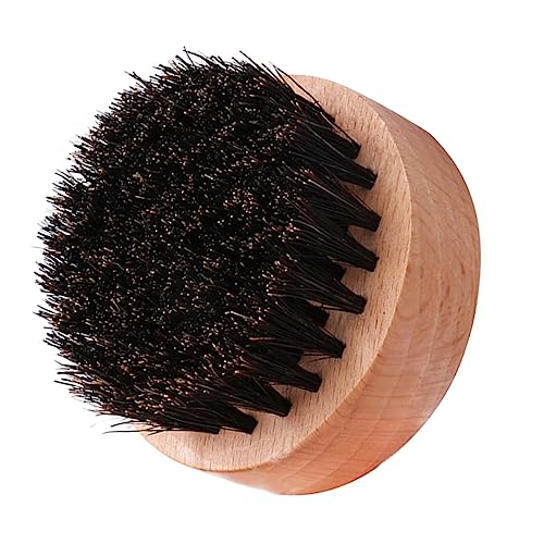 DOITOOL Bartpflegebürste Bartbürste Für Männer Bartbürste Weich Tragbare Haarbürste Runde Haarbürste Barthaarbürste Haarbürste Für Männer Haarbürste Aus Holz Mann Bartkamm Protokoll von DOITOOL