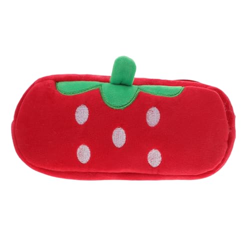 DOITOOL Bleistift Tasche Mit Reißverschluss Cartoon-Stil Federmäppchen Für Junge Mädchen Aus Plüsch Großes Fassungsvermögen Für Bleistifte Kugelschreiber Marker Und Andere von DOITOOL