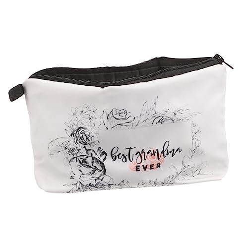 DOITOOL Bleistiftbeutel Reise-Kosmetiktasche Schminktäschchen Für Damen Kleine Schminktasche Make-up-Beutel Für Damen Reisekosmetiktaschen Reisetaschen Container Fräulein Polyester Bilden von DOITOOL