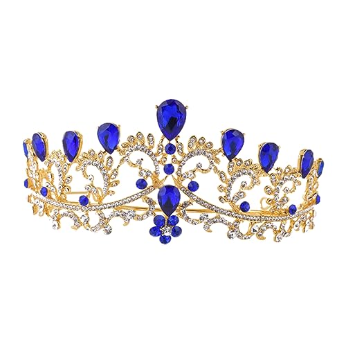 DOITOOL Braut Mädchen Kopftuch barocke königin königskrone Hochzeitskopfschmuck bandana stirnband Tiara haarschmuck frauen stirnband Haarreifen luxuriös Kopfbedeckung Zubehör Damen von DOITOOL